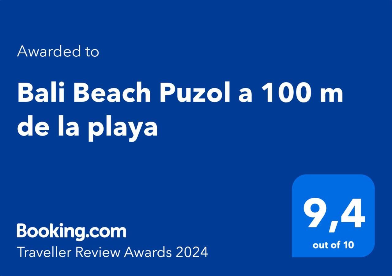 Bali Beach Puzol Relax Cerca De Valencia A 100 M De La Playa Con Ac 外观 照片